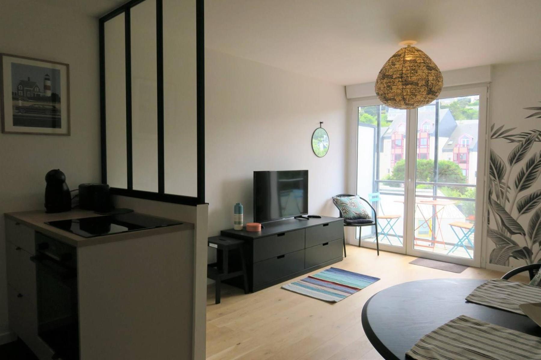 Bel Appartement Neuf Plage De Trestraou A Perros-Guirec - Ref 862 Buitenkant foto